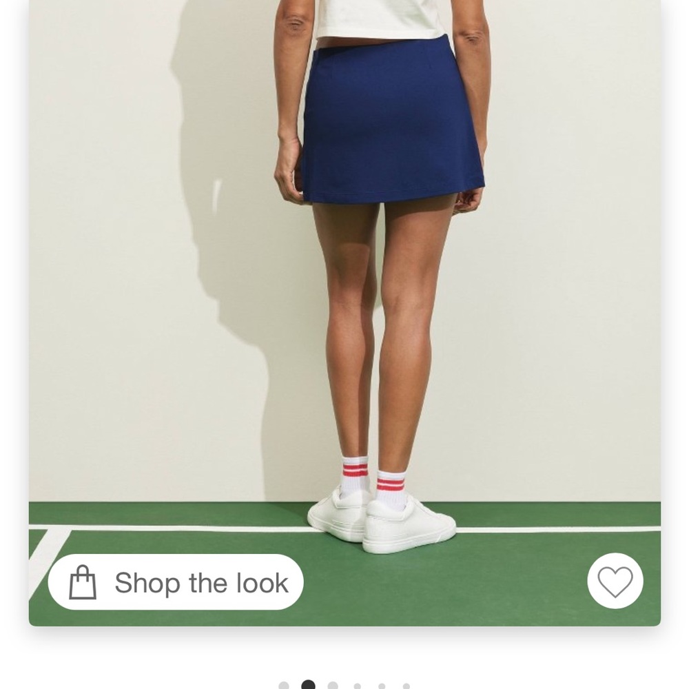 Prince x Target Pickleball Women's Mid-Rise Mini
Slit Skort - Navy Blue M